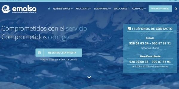 Página de inicio de la web de la empresa | EMALSA