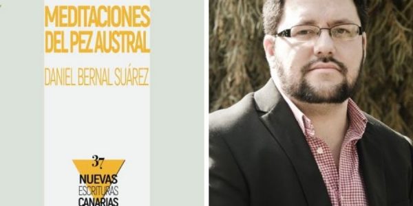 Daniel Bernal y la portada de su libro | CONSEJERÍA DE CULTURA DEL GOBIERNO DE CANARIAS