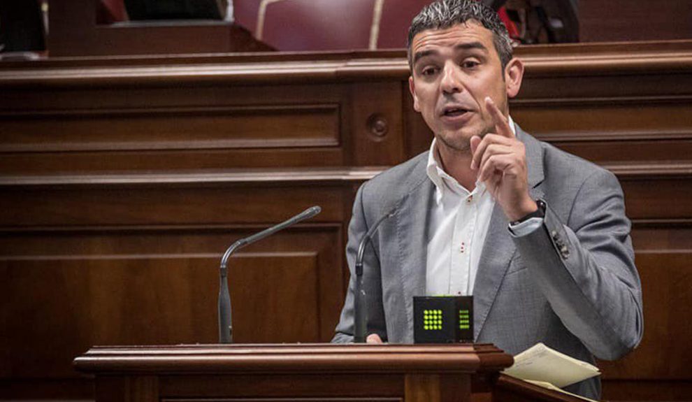 Narvay Quintero en el Parlamento de Canarias el pasado junio | GRUPO NACIONALISTA CANARIO