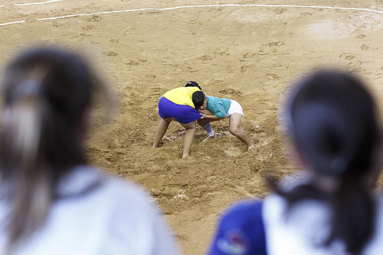 Lucha canaria con menores | GOBIERNO DE CANARIAS