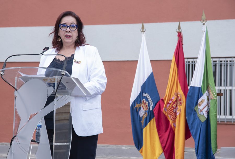 Manuela Armas, el pasado 10 de septiembre en la inauguración del curso escolar | CONSEJERÍA DE EDUCACIÓN DEL GOBIERNO DE CANARIAS Manuela Armas, el pasado 10 de septiembre en la inauguración del curso escolar | CONSEJERÍA DE EDUCACIÓN DEL GOBIERNO DE CANARIAS