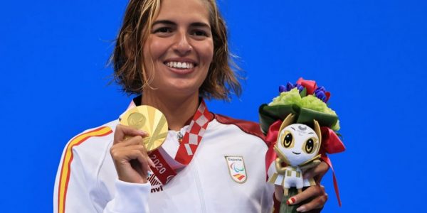 Michelle Alonso recibiendo su medalla en los últimos Juegos Paralímpicos | ARCHIVO