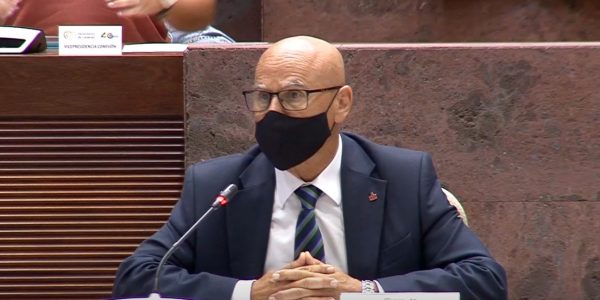 Rafael Yanes en su comparecencia en el Parlamento de Canarias el pasado martes | DIPUTACIÓN DEL COMÚN