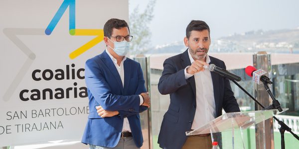 Alejandro Marichal y Pablo Rodríguez en rueda de prensa | Gabinete de CC