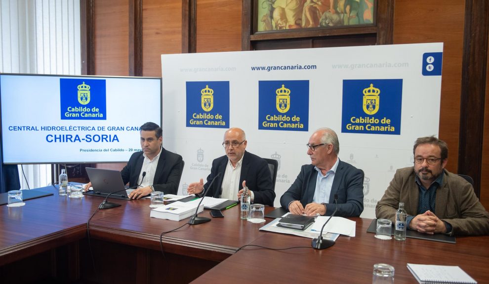 Antonio Morales en la presentación del proyecto de Chira-Soria | Foto: Cabildo de Gran Canaria