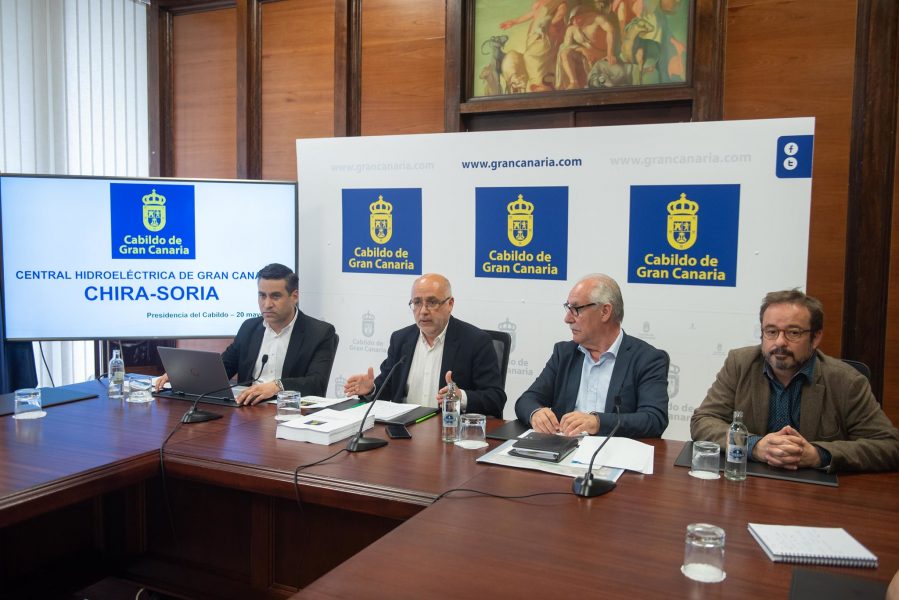 Antonio Morales en la presentación del proyecto de Chira-Soria | Foto: Cabildo de Gran Canaria Antonio Morales en la presentación del proyecto de Chira-Soria | Foto: Cabildo de Gran Canaria