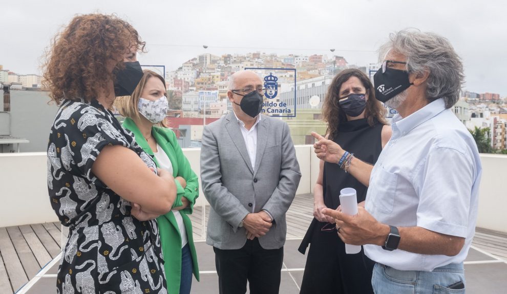 Jorge Hernández, presidente de Yrichen (a la derecha) | Foto: Cabildo de Gran Canaria