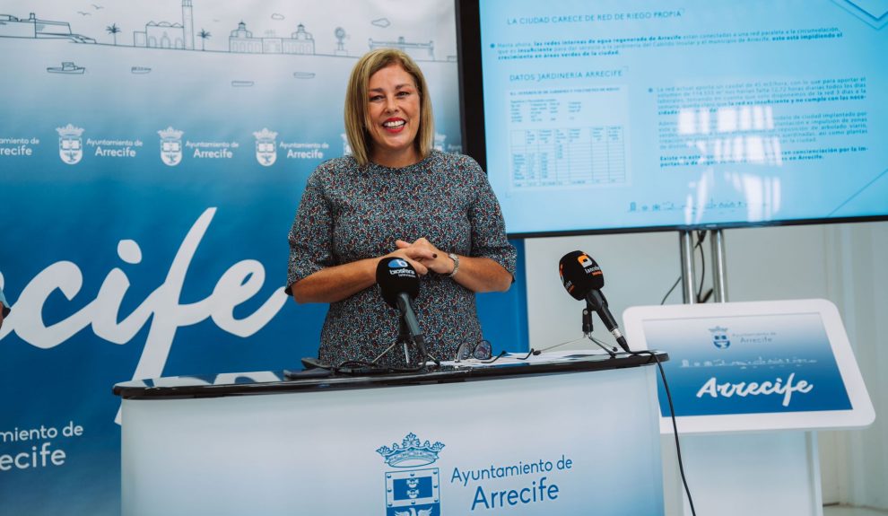 Astrid Pérez, alcaldesa de Arrecife de Lanzarote | Foto: Gabinete de la Alcaldía