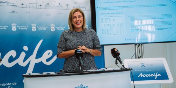 Astrid Pérez, alcaldesa de Arrecife de Lanzarote | Foto: Gabinete de la Alcaldía
