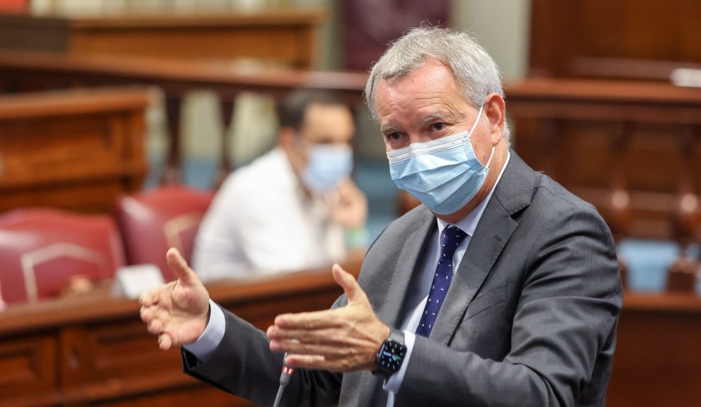 Chano Franquis en el Parlamento de Canarias | Foto: Gobierno de Canarias