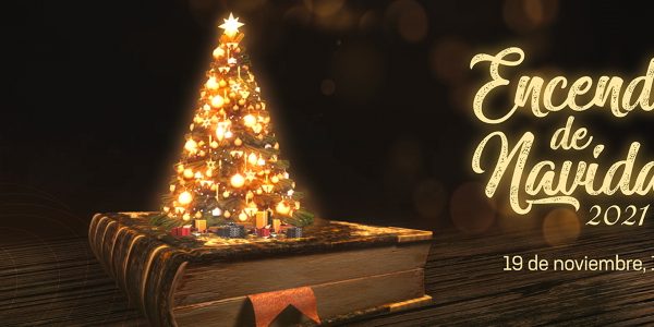 Cartel del encendido navideño en Alisios Gran Canaria