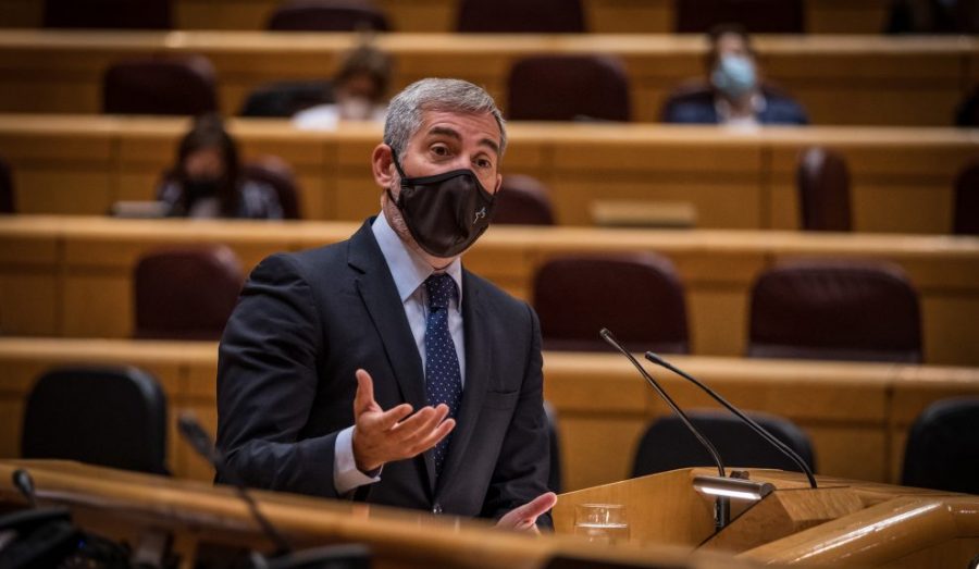 Fernando Clavijo en el senado | Foto: Coalición Canaria