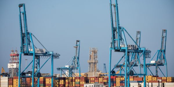Movimiento de contenedores en el puerto de Las Palmas | Foto: Autoridad Portuaria de Las Palmas