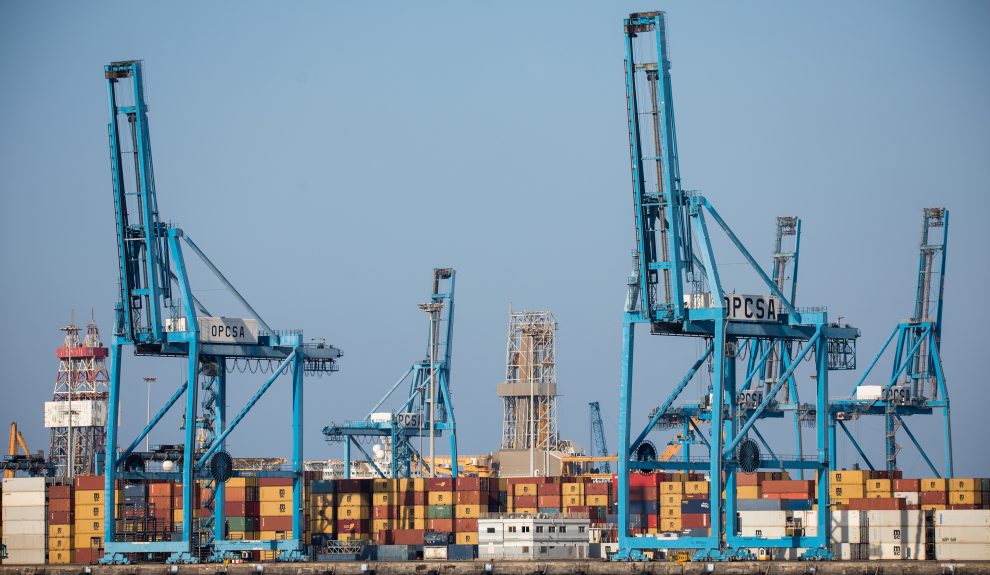 Movimiento de contenedores en el puerto de Las Palmas | Foto: Autoridad Portuaria de Las Palmas