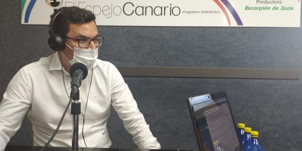 El diputado regional de CC Pablo Rodríguez en los estudios de El Espejo Canario