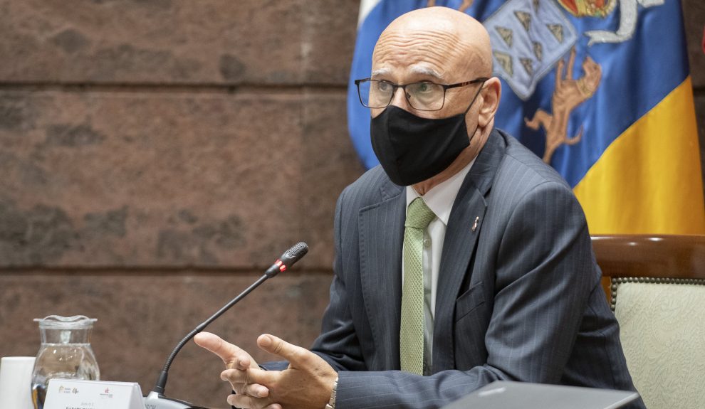 Rafael Yanes en una comparecencia parlamentaria | Foto: Parlamento de Canarias