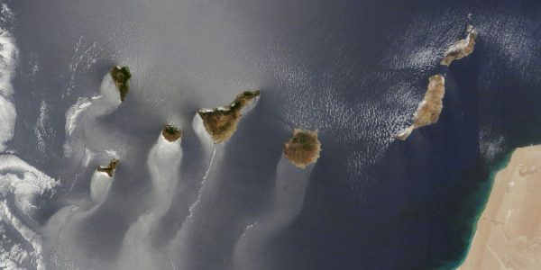 Foto de Canarias | Foto: Satélite Terra de la NASA.