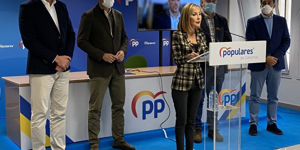 Australia Navarro anunciando su dimisión | Foto: PP