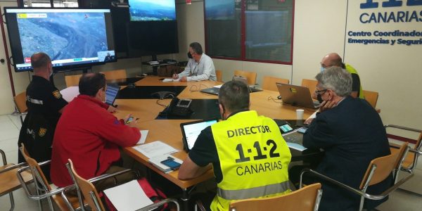 Reunión del comité director de Pevolca | Foto: Gobierno de Canarias