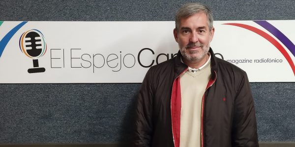 Fernando Clavijo en los estudios de El Espejo Canario
