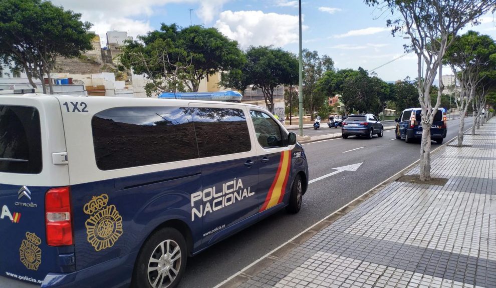 Actuación de la Policía Nacional Foto: Delegación del Gobierno en Canarias