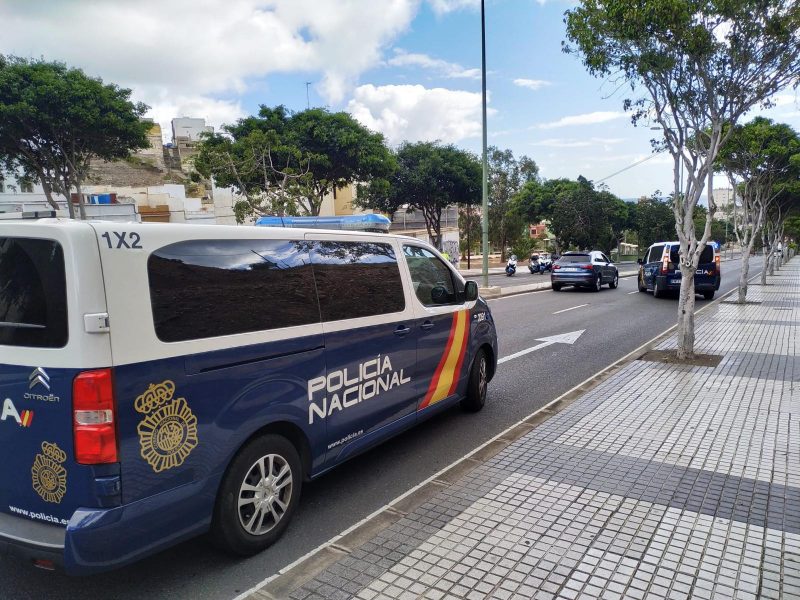 Actuación de la Policía Nacional Foto: Delegación del Gobierno en Canarias Actuación de la Policía Nacional Foto: Delegación del Gobierno en Canarias
