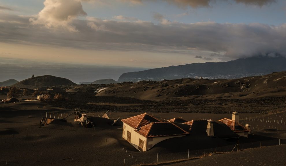 Zona afectada por la erupción en Las Manchas | Foto: Gobierno de Canarias