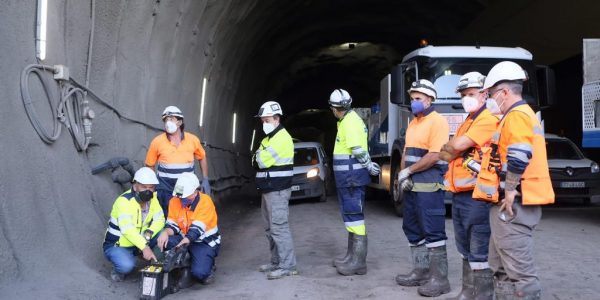 Calado de los túneles de Faneque | Consejería de Obras Públicas del Gobierno de Canarias