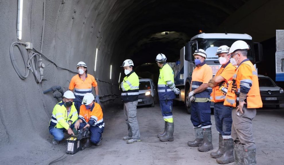 Calado de los túneles de Faneque | Consejería de Obras Públicas del Gobierno de Canarias