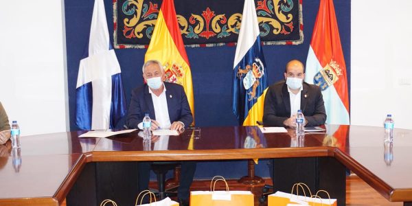 Damián Pérez en el último pleno de Fasnia