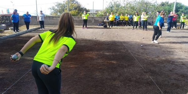 Práctica de la bola canaria | Foto: Federación Insular de Tenerife