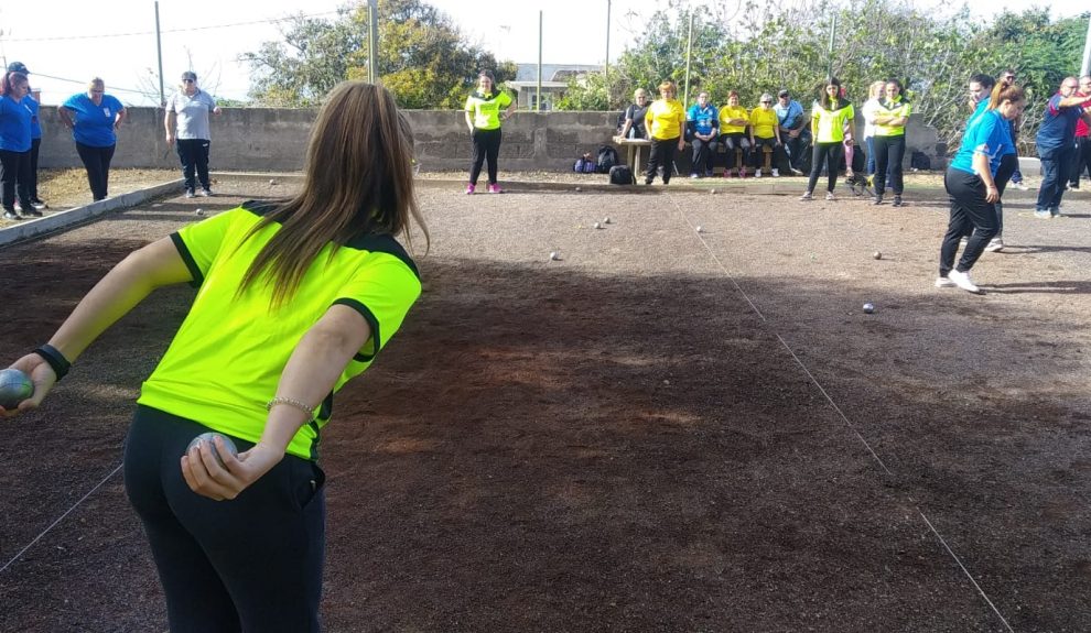 Práctica de la bola canaria | Foto: Federación Insular de Tenerife