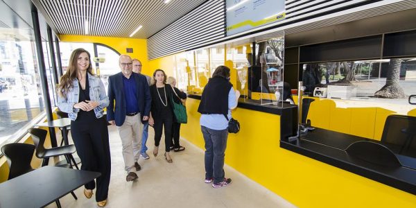 Oficinas de Guaguas Municipales en Santa Catalina | Foto: Guaguas Municipales