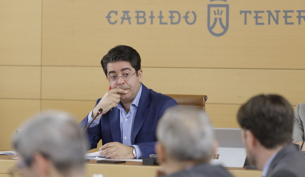 Pedro Martín, presidente del Cabildo de Tenerife