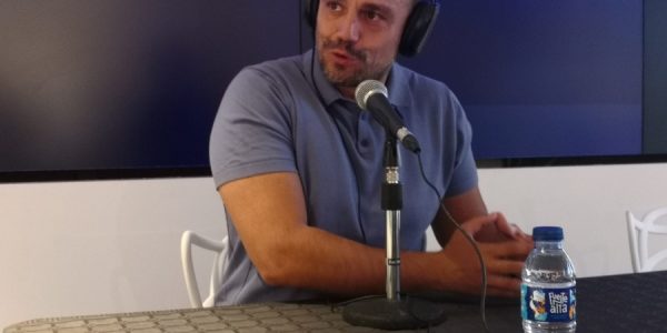 Alfonso Cabello en nuestro estudio en la Casa del Carnaval de Santa Cruz de Tenerife