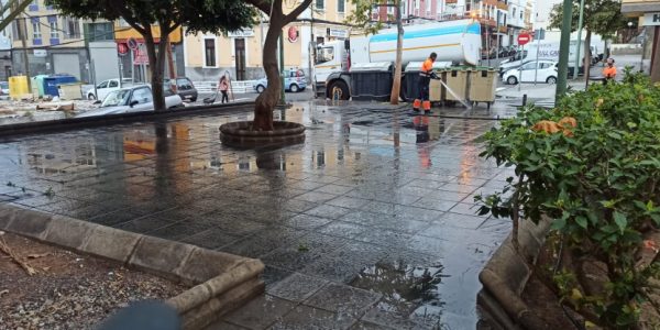 Operarios de limpieza de Las Palmas de Gran Canaria