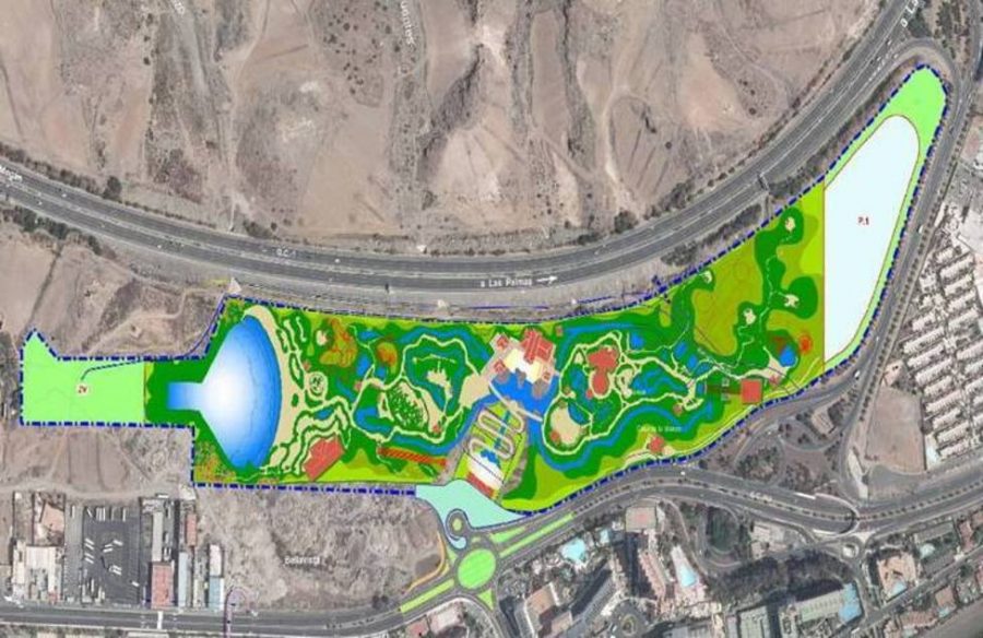 Proyecto de Siam Park en el Veril | Foto: Loro Parque