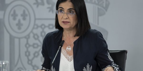 La ministra Carolina Darias en rueda de prensa tras el consejo de ministros