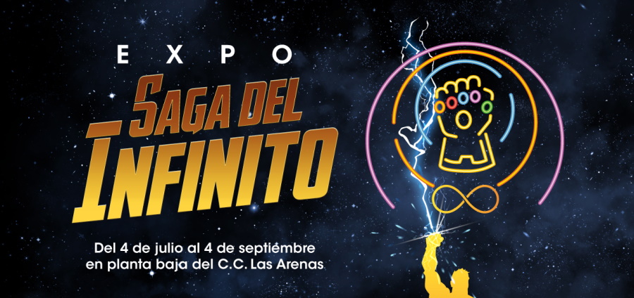 Cartel de la exposición Saga del Infinito | Foto: CC las Arenas