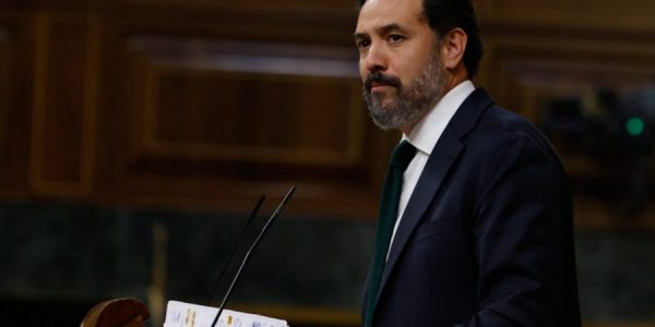 Guillermo Mariscal durante una intervención en el Congreso