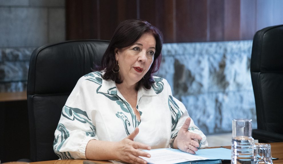 Manuela Armas, consejera de de educación, cultura y deportes del Gobierno de Canarias