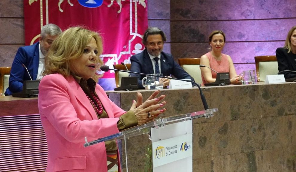 María Dolores Palliser | Foto: Parlamento de Canarias