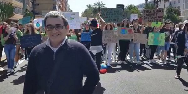Honorio Galindo al frente de una acción de Turcón