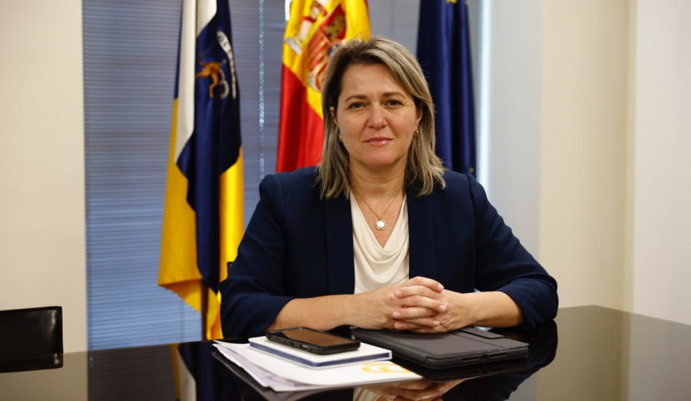 Alicia Vanoostende, consejera de Agricultura, Ganadería y Pesca del Gobierno de Canarias