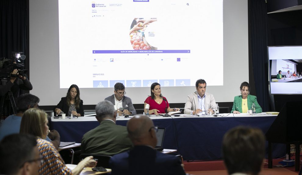 Reunión del Observatorio Canario del Comercio | Foto: Gobierno de Canarias