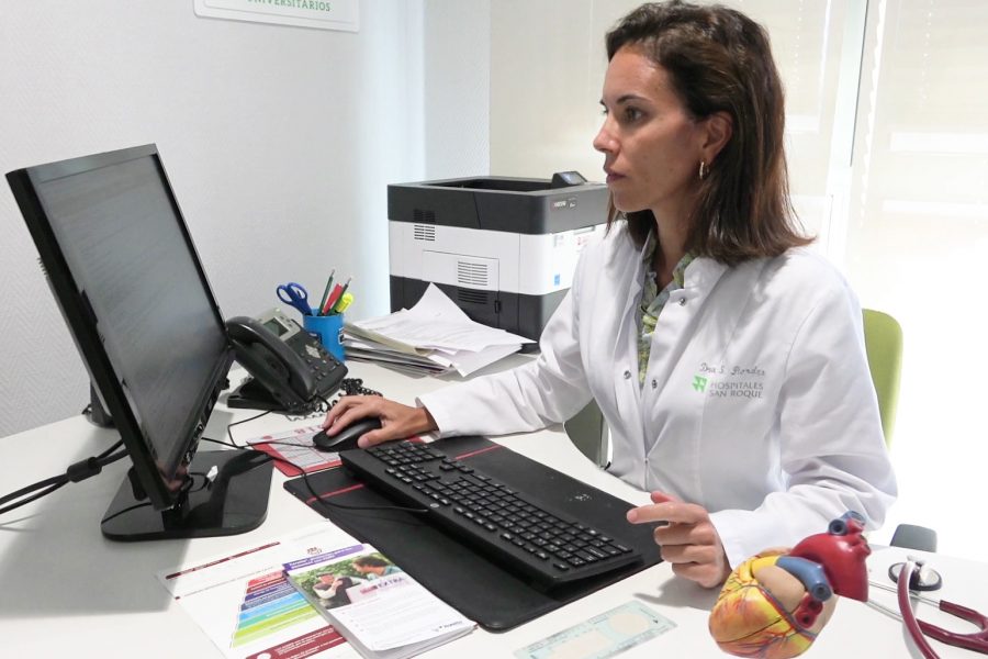 Sara Bordes, jefa de servicio de Cardiología de Hospitales Universitarios San Roque en Las Palmas Sara Bordes, jefa de servicio de Cardiología de Hospitales Universitarios San Roque en Las Palmas