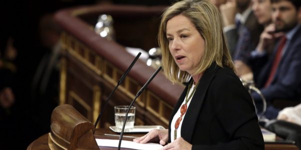Ana Oramas en una sesión del Congreso de los Diputados