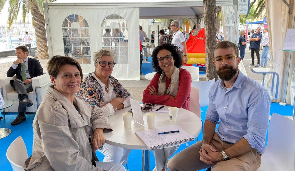 Delegación canaria en el Salón Náutico de Barcelona