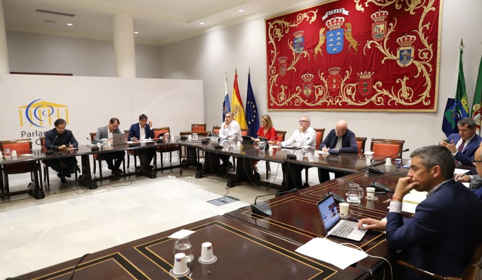 Comisión sobre el reto demográfico del Parlamento de Canarias | Foto: Parcan