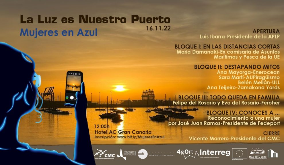 Cartel de las jornadas 'Mujeres en azul'